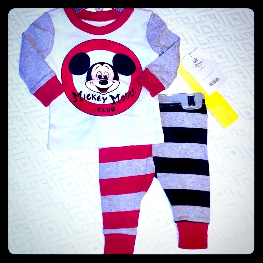 Disney Baby Mickey Mouse Club Organic Cotton Set 3-6 Months